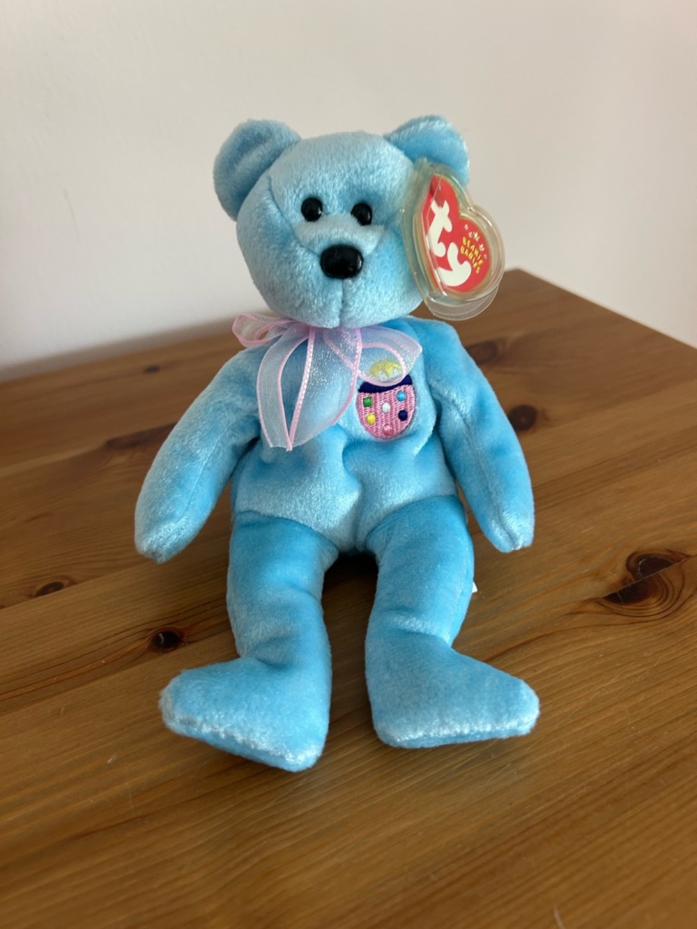 Ty Beanie Baby "Eggs II” Bear